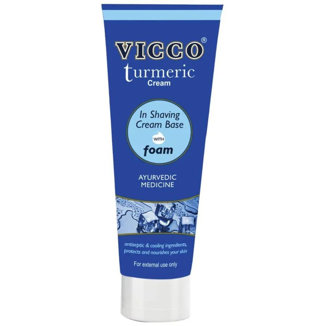 VICCO Vicco Ayurvedic Turmeric Shaving Cream With Foam Base - 70g