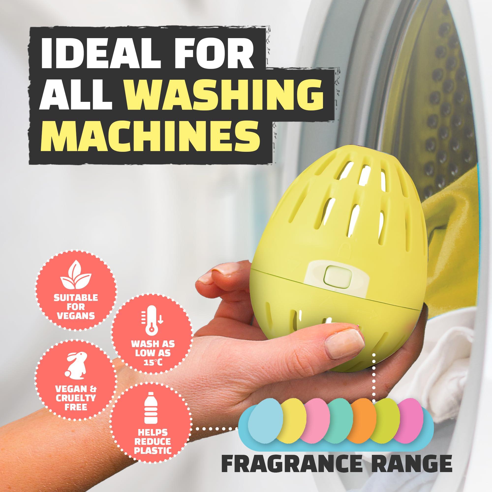 Ecoegg Ecoegg Laundry Egg | Detergent & Fabric Conditioner Replacement | Non bio, no enzymes, phosphates, bleach | Sensitive Skin | Orange Blossom 70 Washes (Fragrance Free)