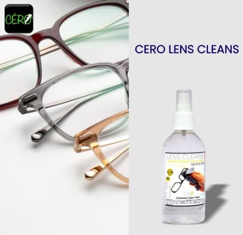 CERO CERO ® Lens Cleans, Quick Dry Spectacle Lens Cleaner Spray (200ml) 3 PC COMBO