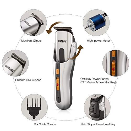 Techicon TECHICON Biaoya BAY-680 Best Performance 8 in 1 Rechargeable Grooming Kit/Hair Stainless Steel and Waterproof Trimmer for with High Precision and Turbo Boost Technology