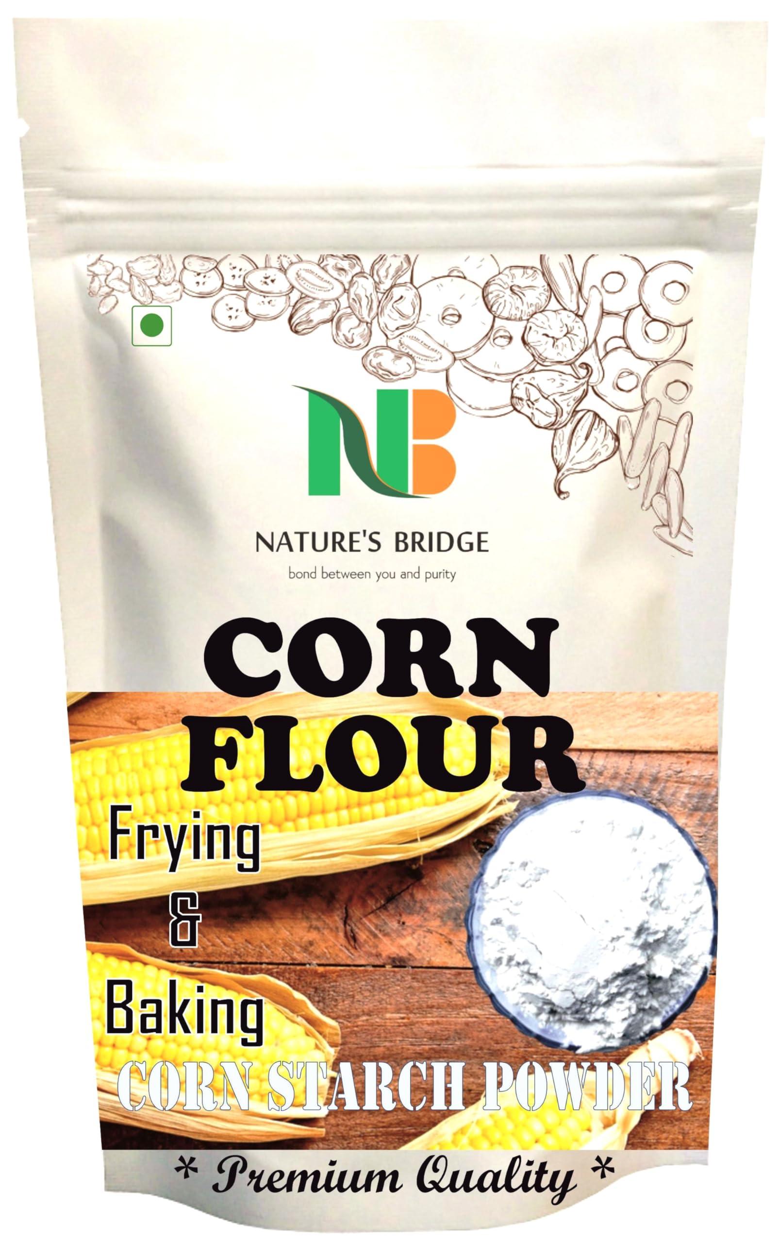 NATURE'S BRIDGE Nature's Bridge Cornflour Powder/ Corn Flour Powder/ Cornflour / Corn Starch / Corn Flour for Cooking and Baking- (200 gm)