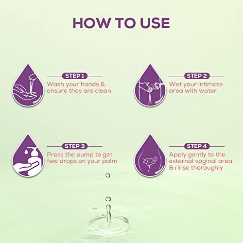 Evereve Evereve Intimate Wash for Women, 200ml, 3 in 1, No Odour, No Itching, No Irritation, with Tea Tree Oil & Neem Extract, Maintains pH balance, Dermatologically Tested, safe during Pregnancy & Periods