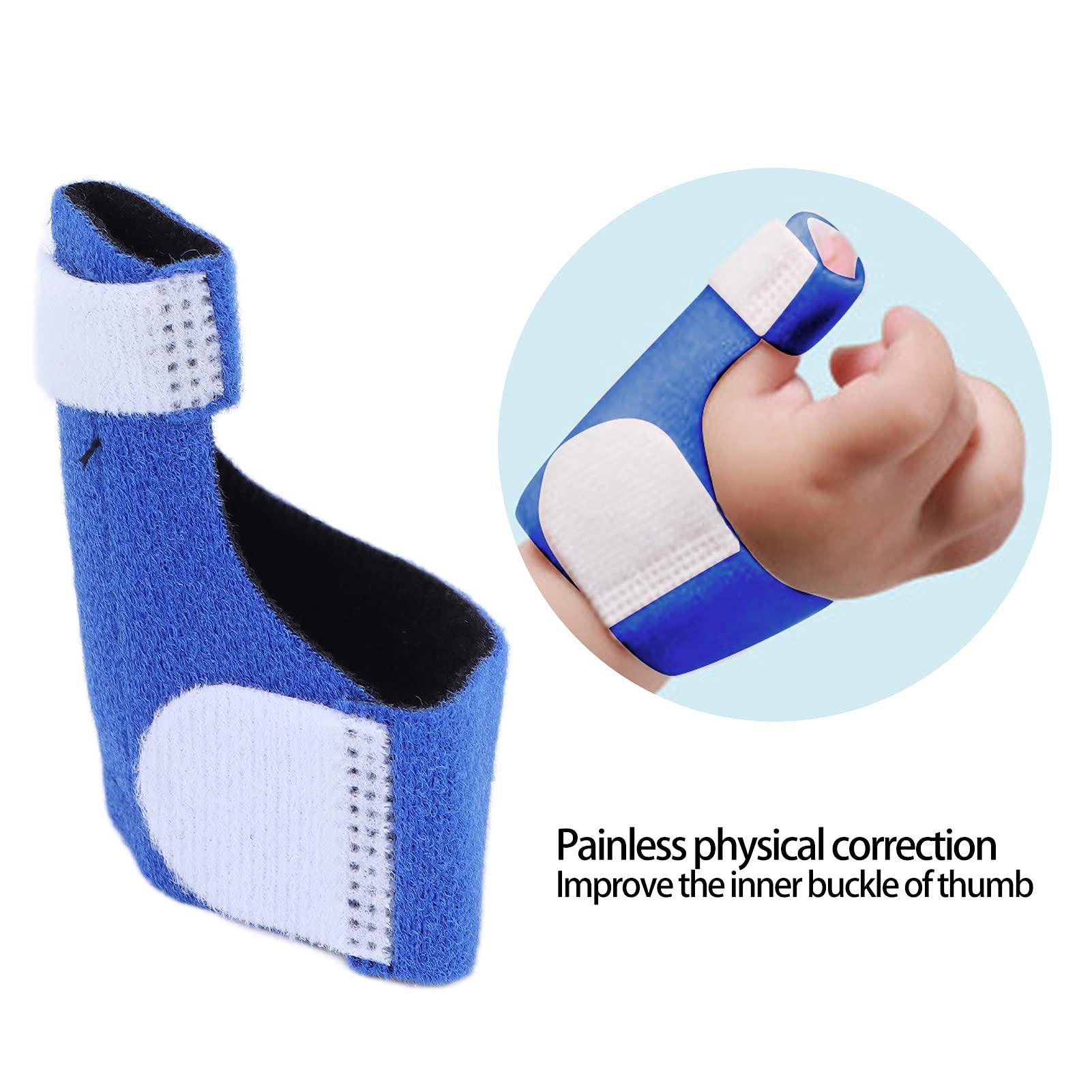 ZJchao Pediatric Thumb Spica Splint, Thumb Spica Splint for Kids Baby Finger Guard Soft Thumb Fixation Stabilizer Infant Thumb Support Brace Finger Knuckle Immobilization fingertip Splint of Children(S)