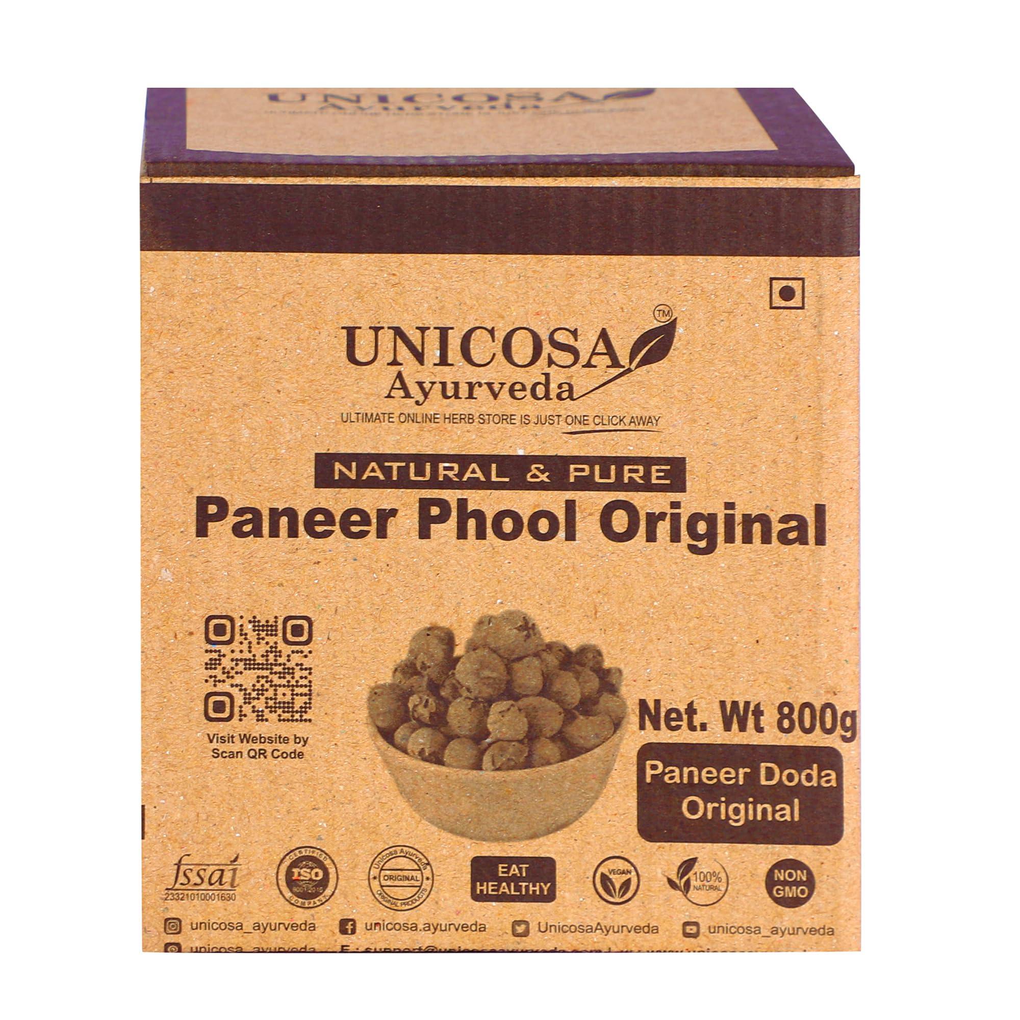UNICOSA Ayurveda UNICOSA Ayurveda Natural Paneer Phool Herb for Diabetes 800gm | Paneer Doda | Withania Coagulans | Paneer Dodi