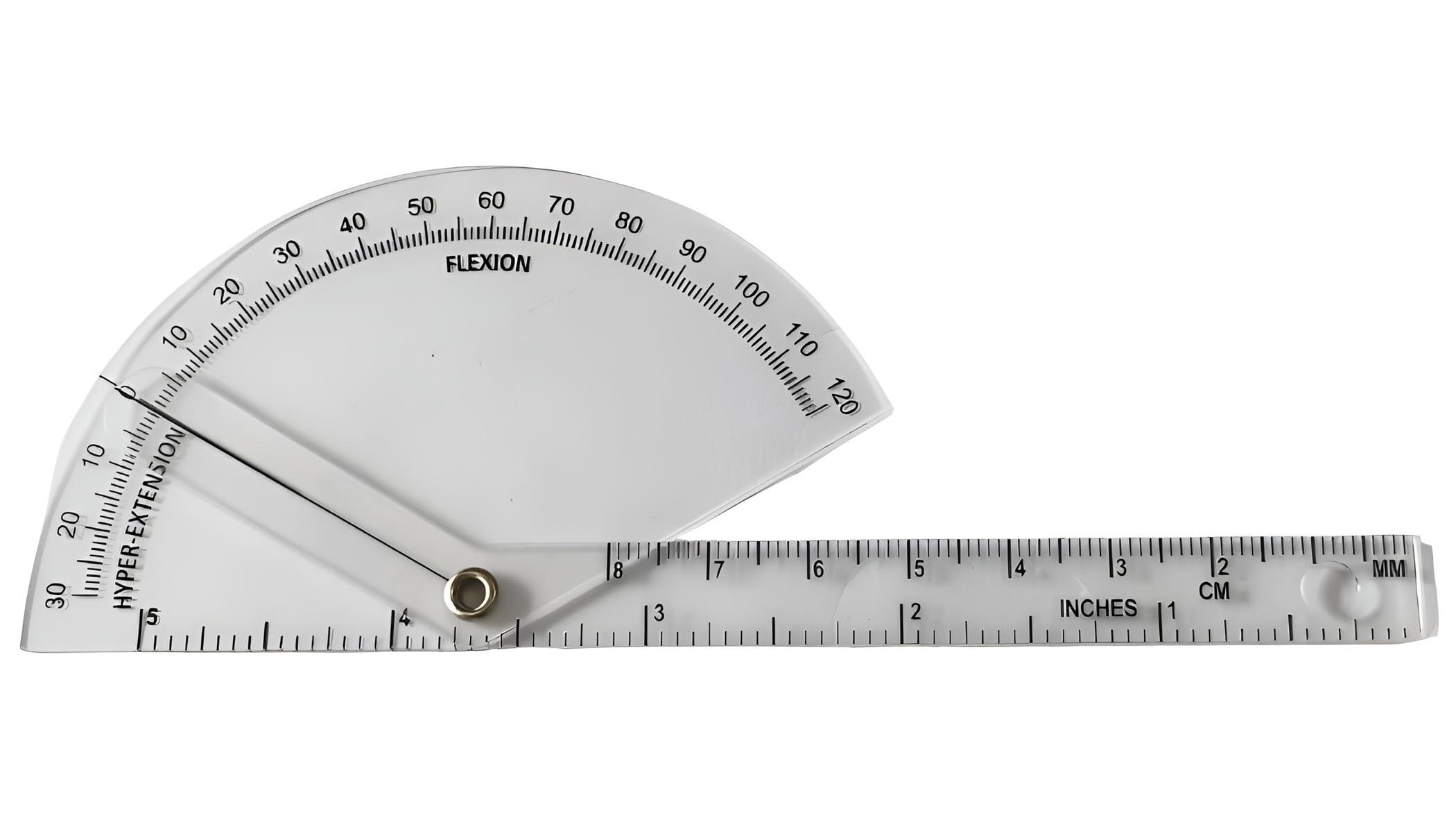 BRAVEZI Bravezi Glaxy Plastic Finger Goniometer 6 Inch (Pack of 1)