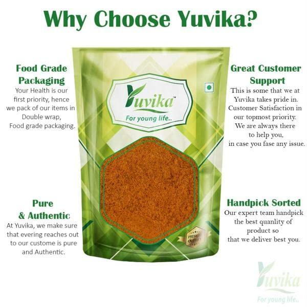 Yuvika Amba Haldi Powder - Kasturi Haldi - Wild Turmeric - Curcuma Aromatica - Yellow Zedoary 200 Grams