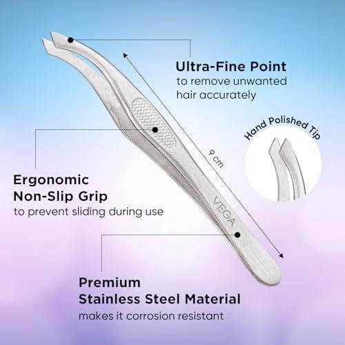 VEGA Vega Tweezer , Slant Tip