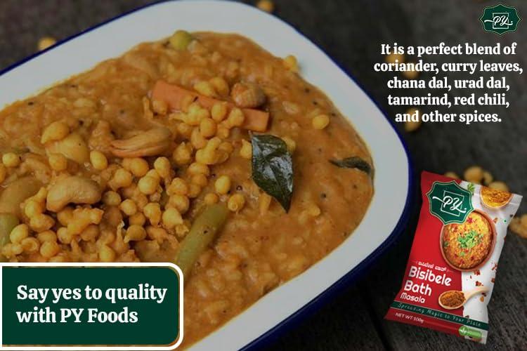 Py Py Traditionally made Masala Combo (Bisibelabath Powder, 5)