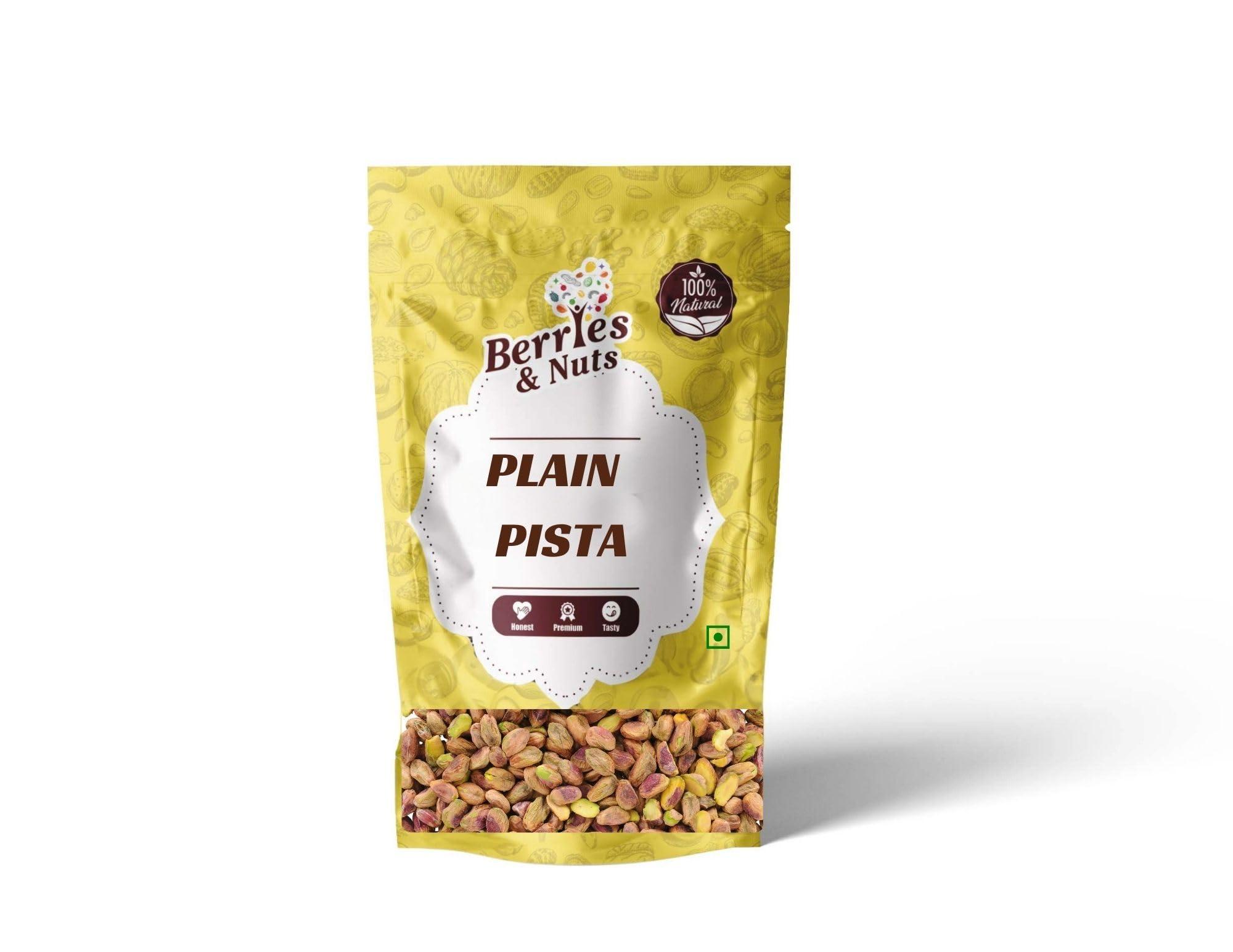 Berries And Nuts Berries And Nuts Plain Pista Pouch, 500 g
