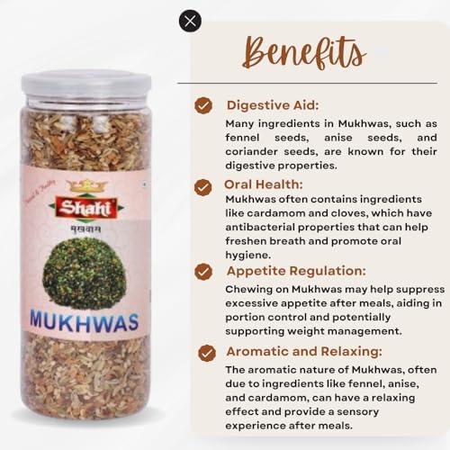 SHAHI Shahi Rajasthani Mukhwas, Traditional Mouth Freshener 180g & Premium Amla Candy Pachak 200g | Authentic Mukhwas Mix for Refreshing Moments | Rich in Vitamin C & Antioxidants | Aromatic Mukhwas for Digestion & Freshness | Good for Bad Breath