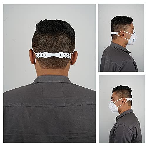 Primelife Primelife Mask Extender Strap Ear Savers for Masks Universal Size Mask Holder 4 Adjustment Slots Compatible with Cloth Mask For Kids and Adults Mask Strap Pack of 12 - Multicolour (M-E - 12)