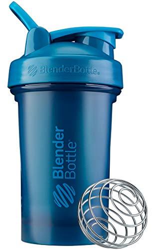 Blender Bottle BlenderBottle Classic V2 Shaker Bottle Perfect for Protein Shakes and Pre Workout, 20-Ounce, Ocean Blue