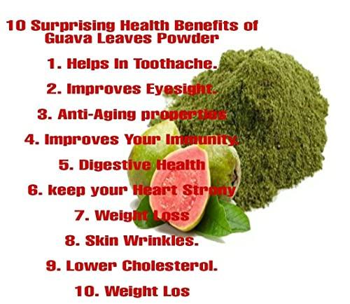 3V PRODUCTS 3V PRODUCTS: Guava Leaf Powder 400g | Amrood Patti | Koiya ilai | Psidium Guajava Powder for Tea, Juice, Milkshake, Cake, Body health & more