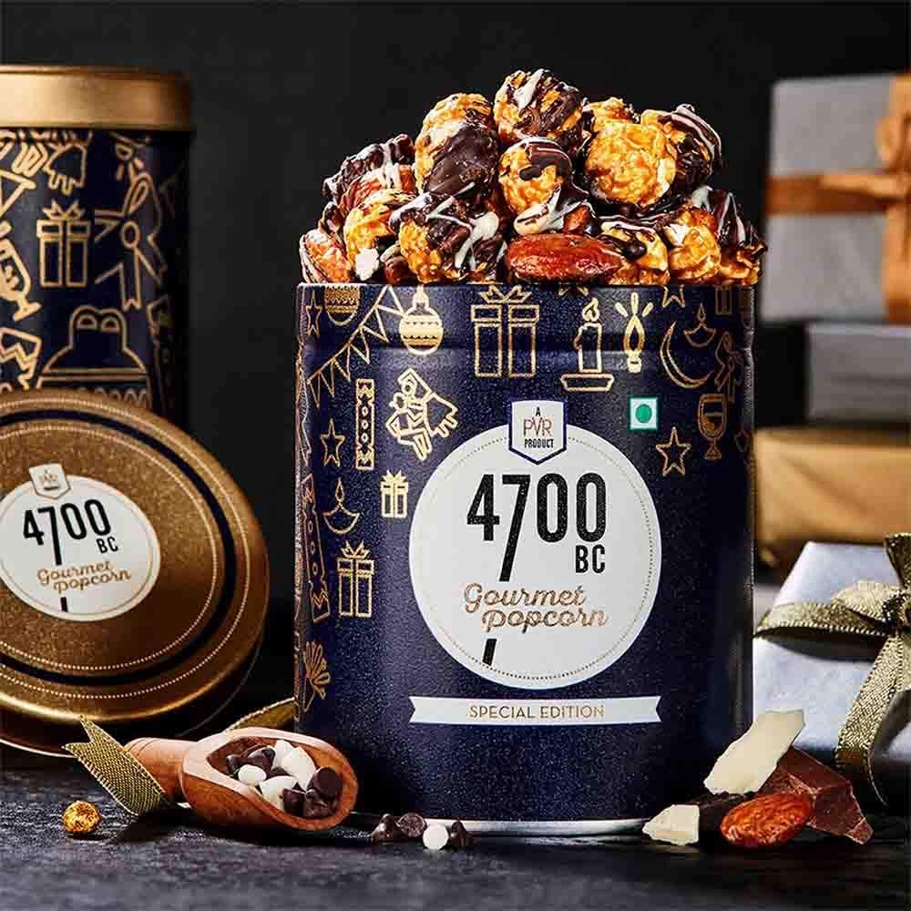 4700BC 4700BC Nutty Tuxedo Chocolate Popcorn and Mocha Walnut Popcorn,125g + 375g
