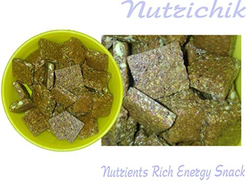 Nutrichik Nutrichik Pistachios Burfi - Crushed Pista Chikki - Pista Nutri Bars - 200gm (1 Pack)