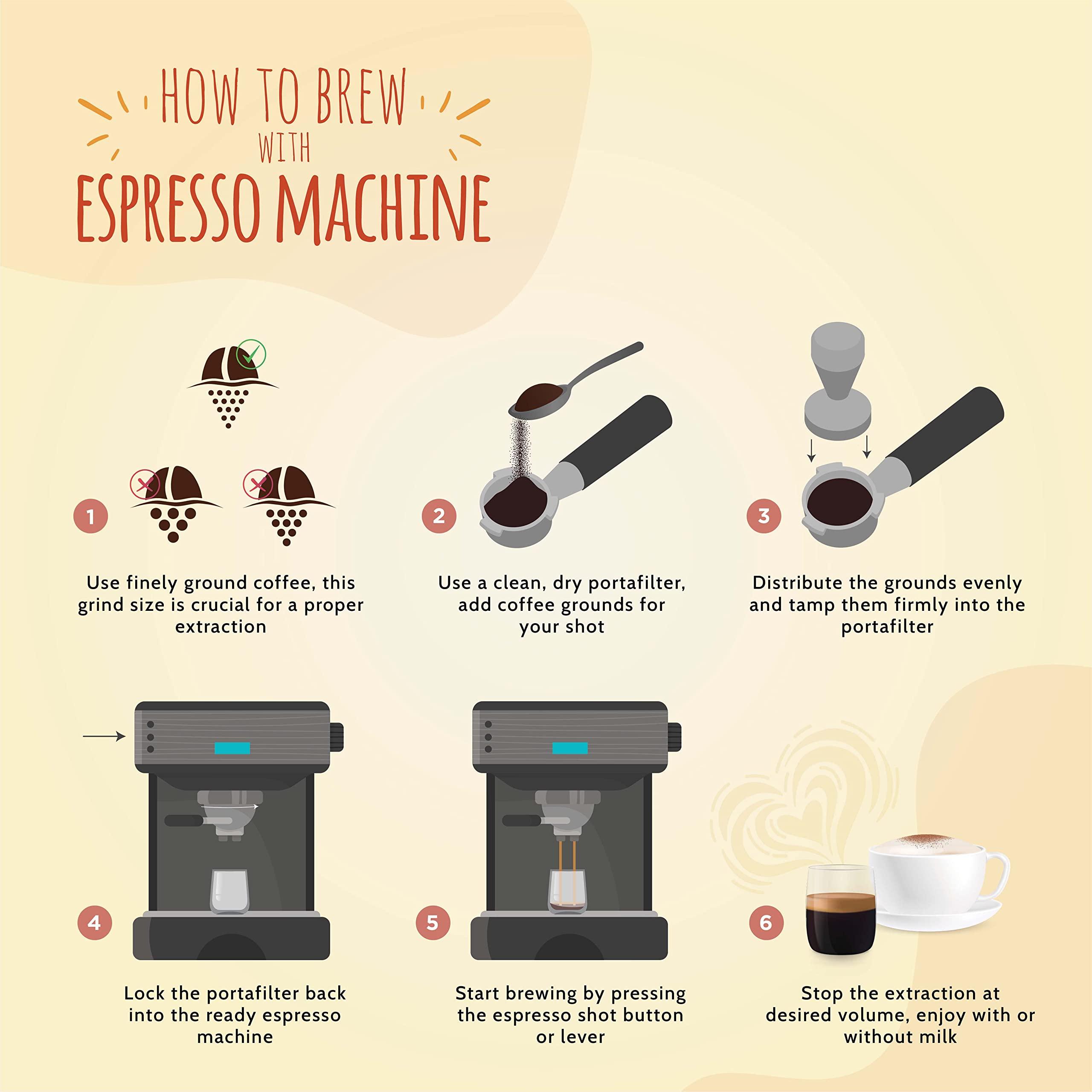 COFFEEZA COFFEEZA Intenso Ground Coffee | Fine Grind (Espresso & Moka Pots) | Premium Grade, Medium-Dark Roasted Ground Coffee - 250Gm, Bag