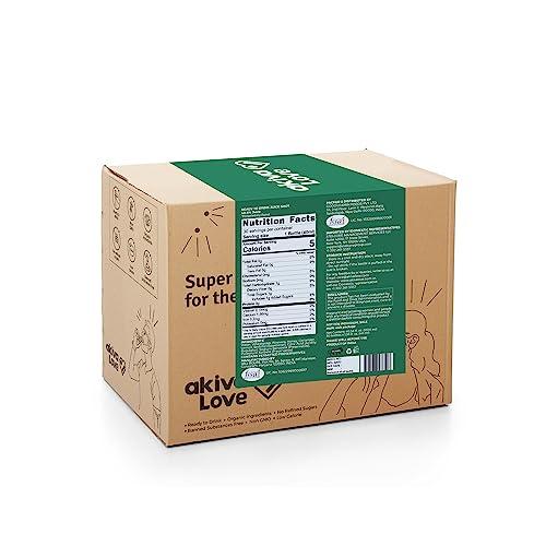 AKIVA LOVE Akiva Love Wheatgrass Lemon Coriander Blood Purification Shots | Feel Fresh with Green Cleanse | Blood Purification & Full Body Detox | Pack of 30 | Natural, Ayurvedic, Ready To Drink | 2oz |