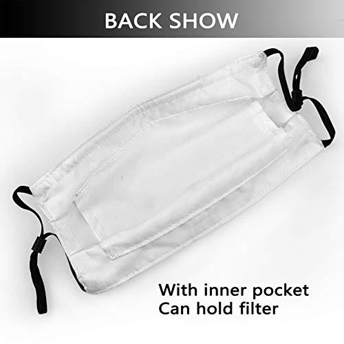 Natliving Reusable Worn by Force Not by Fear Face Mouth Mask Washable Balaclave Cover Unisex Mouth Guard Protection