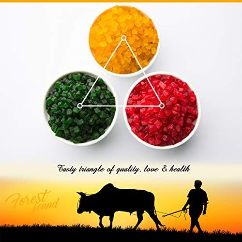FOREST FOUND Forest Found Fresh Mix Tutti Frutti For Cake Making, Baking, Decoration | Multi Color Cherry Candy Pack (900 gram) | Natural Blend Of Taiwan Organic 786 Papaya & Brown Sugar