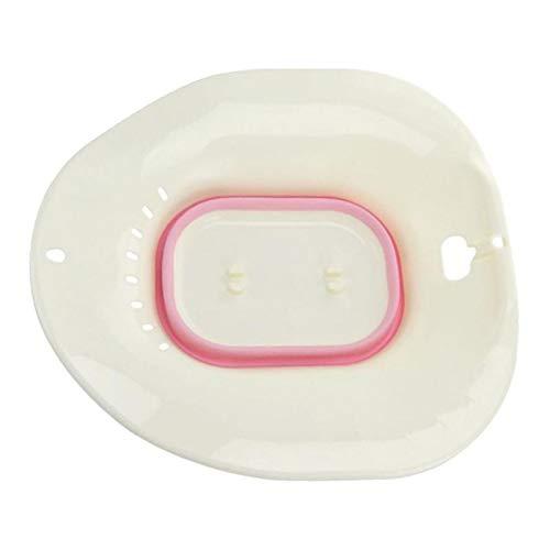 ATORSE ATORSE Foldable Plastic Sitz Bath Tubs Perineal Hemorrhoidal Soak Pain Relief Pink