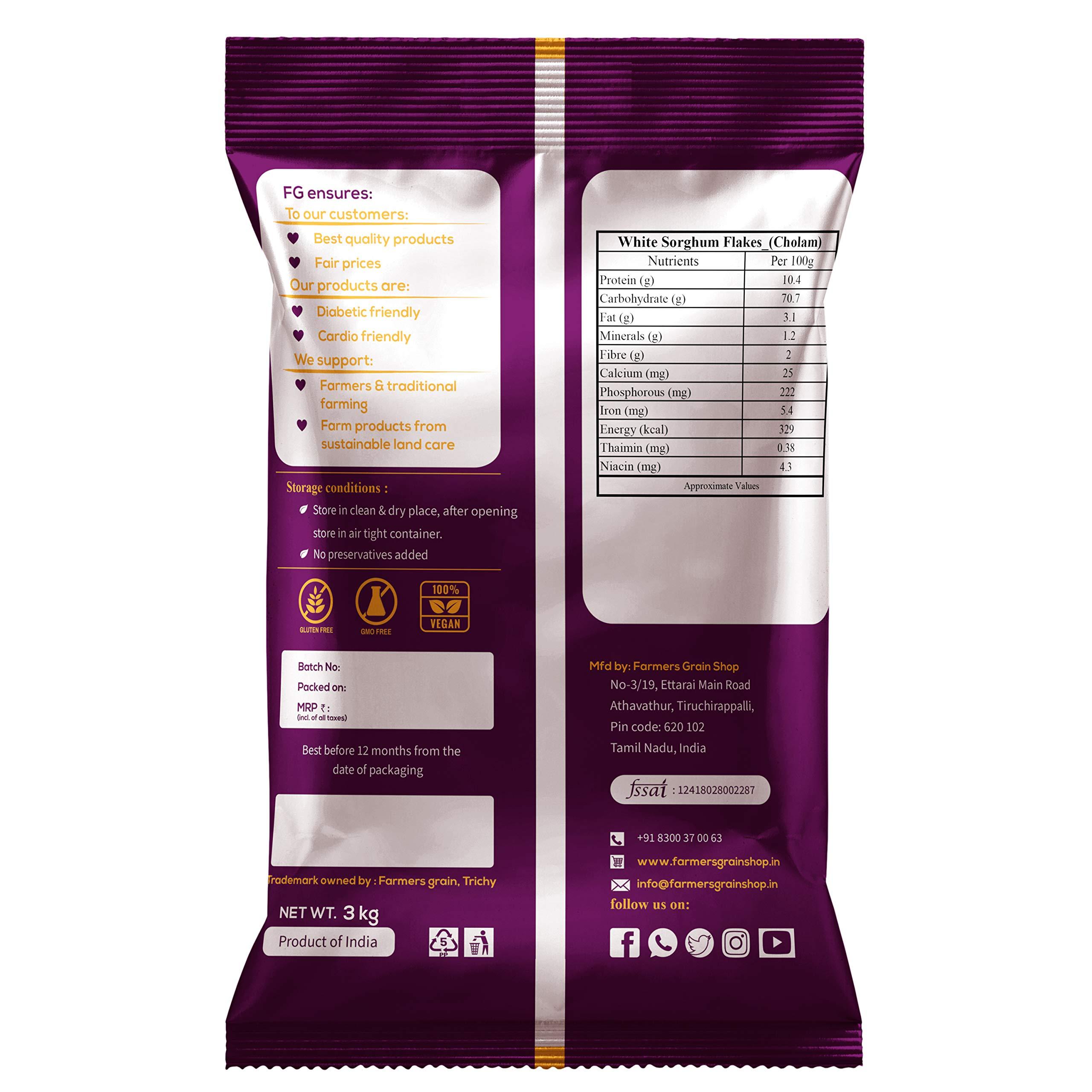 Farmer's Grain Farmer's Grain White Sorghum Flakes (3 kg)