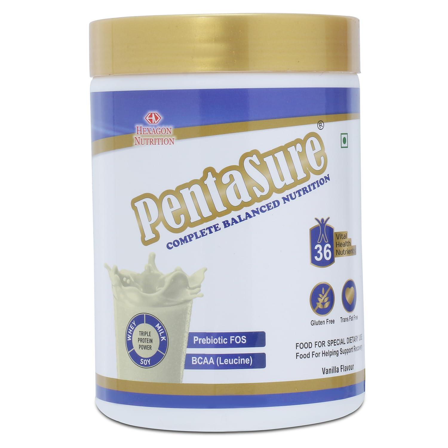Pentasure PENTASURE - Daily Nutrition Protein Shake- Vanilla Flavour 400gm