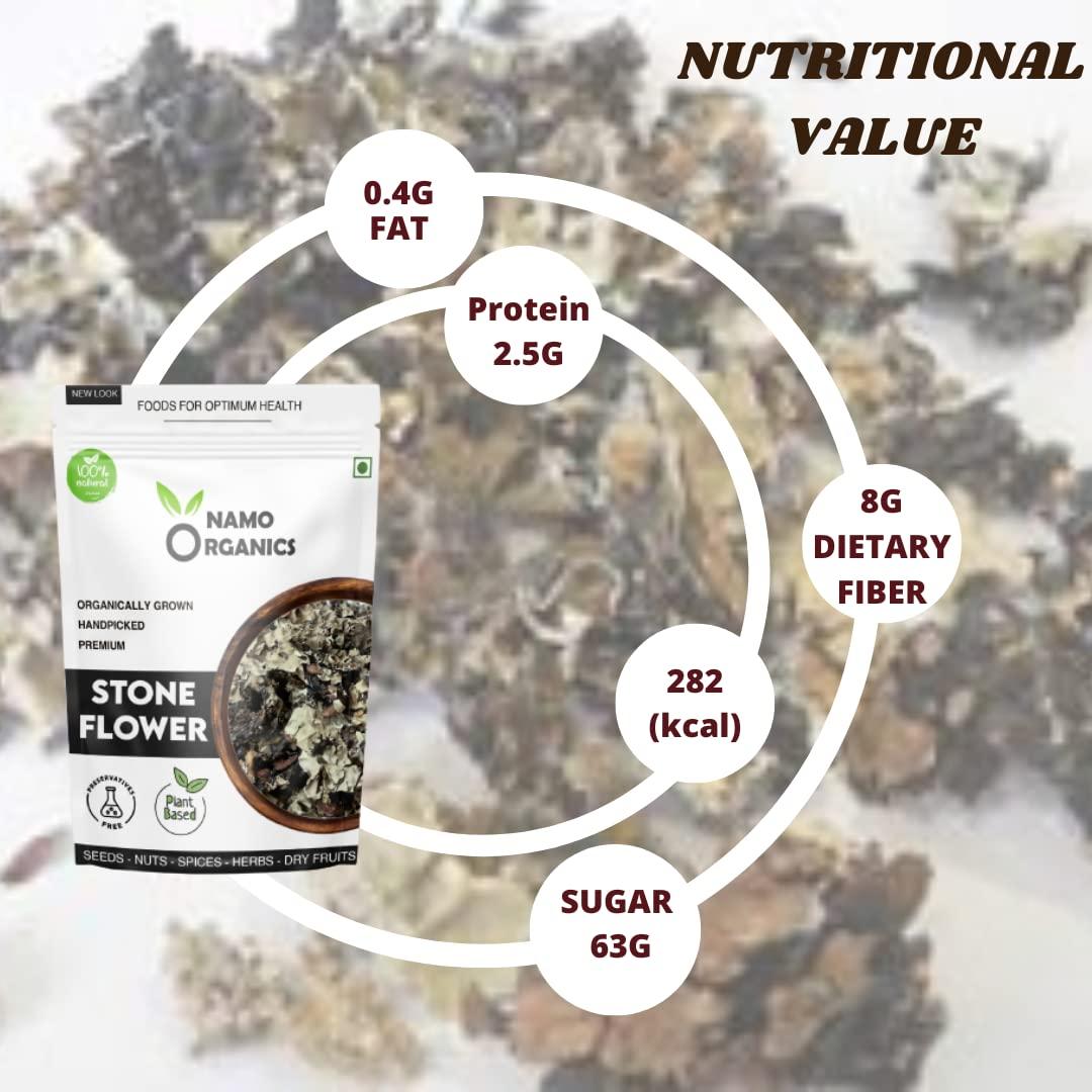 Namo Organics Namo Organics - Stone Flower Spices - 100 Gm - (Dagad Phool, Kalpasi, Patthar Ke Phool) for biryani