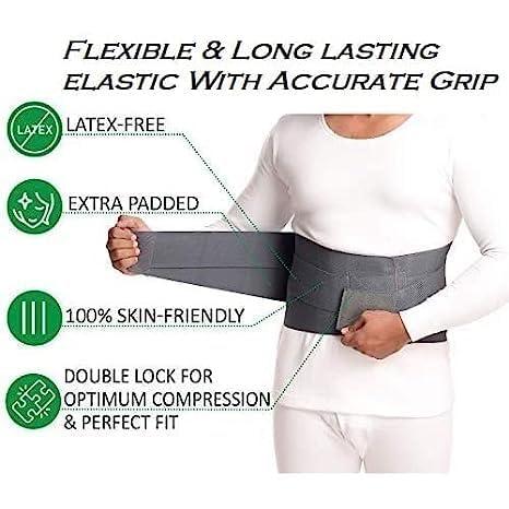 IGR IGR LUMBO SACRAL BELT | L S BELT | BACK BELT | SPINE SUPPORT | BACK PAIN | WAIST WRAP | SACRO LUMBAR BELT | Lower Back support with Cushioning For Men and Women (X-LARGE (40\" TO 42\"))