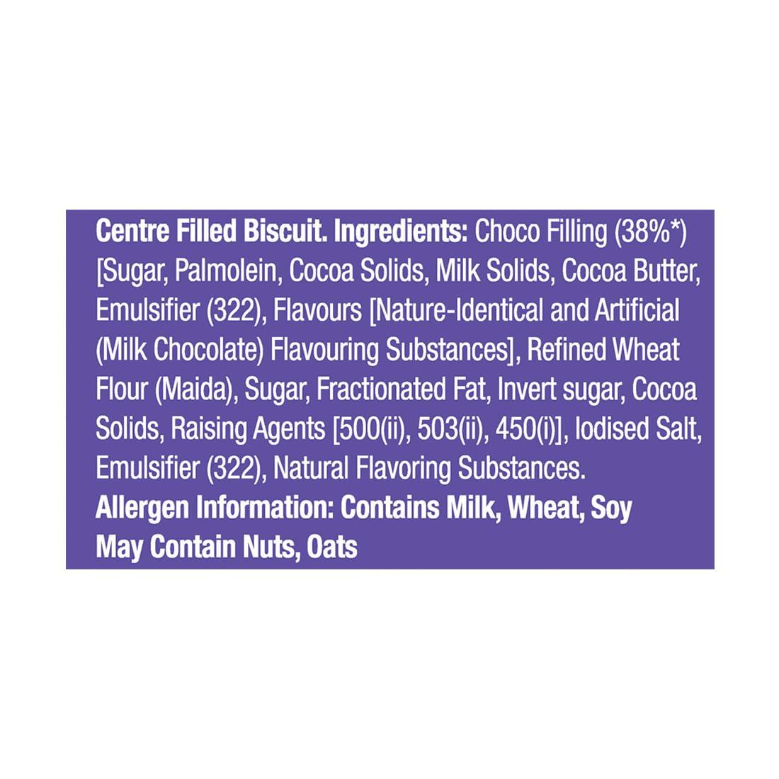 Cadbury Cadbury Chocolate Chocobakes Chocfilled Cookies, 4 X 150 G,600 Grams