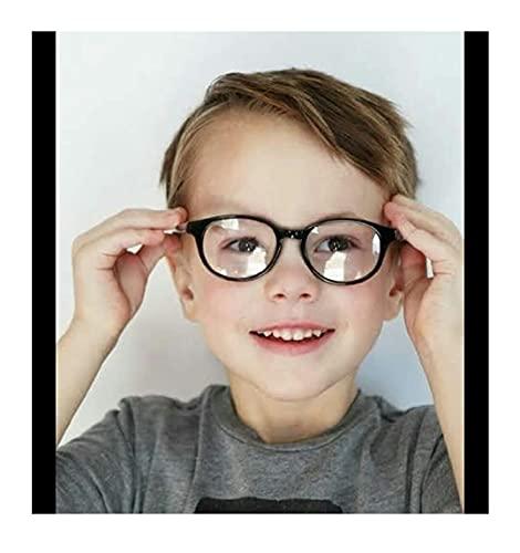 AK CREATION shine black 7 years 15 years old age s child can used this eye glass Blue Ray Cut Glass UV420 Zero Power Screen Protected Antiglare Unisex Spectacles Glasses V 2 Medium