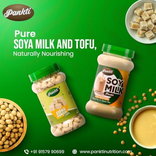 Pankti Pankti Soya Milk Powder | High in Protein | Vegan | Non-GMO,250 Gram (Pack of 1)