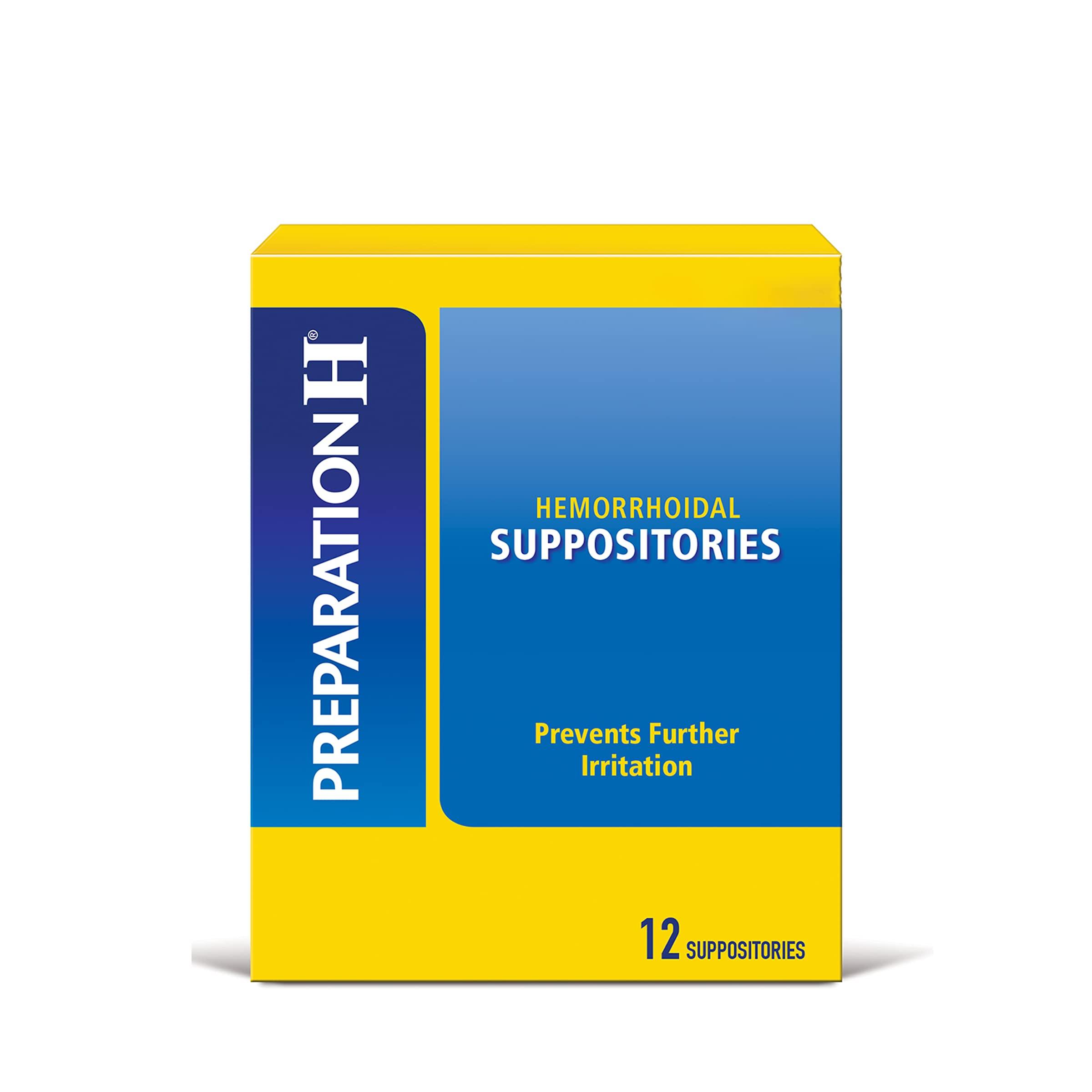Preparation H Preparation H Pfizer Prep H Suppositories- 12 Count