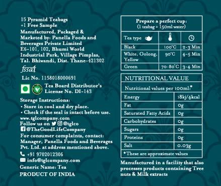 TGL Co. The Good Life Company TGL Co. The Good Life Company Mogo Mogo Green Tea Bags (16 Tea Bags) Pack Of 2, 64 Gram