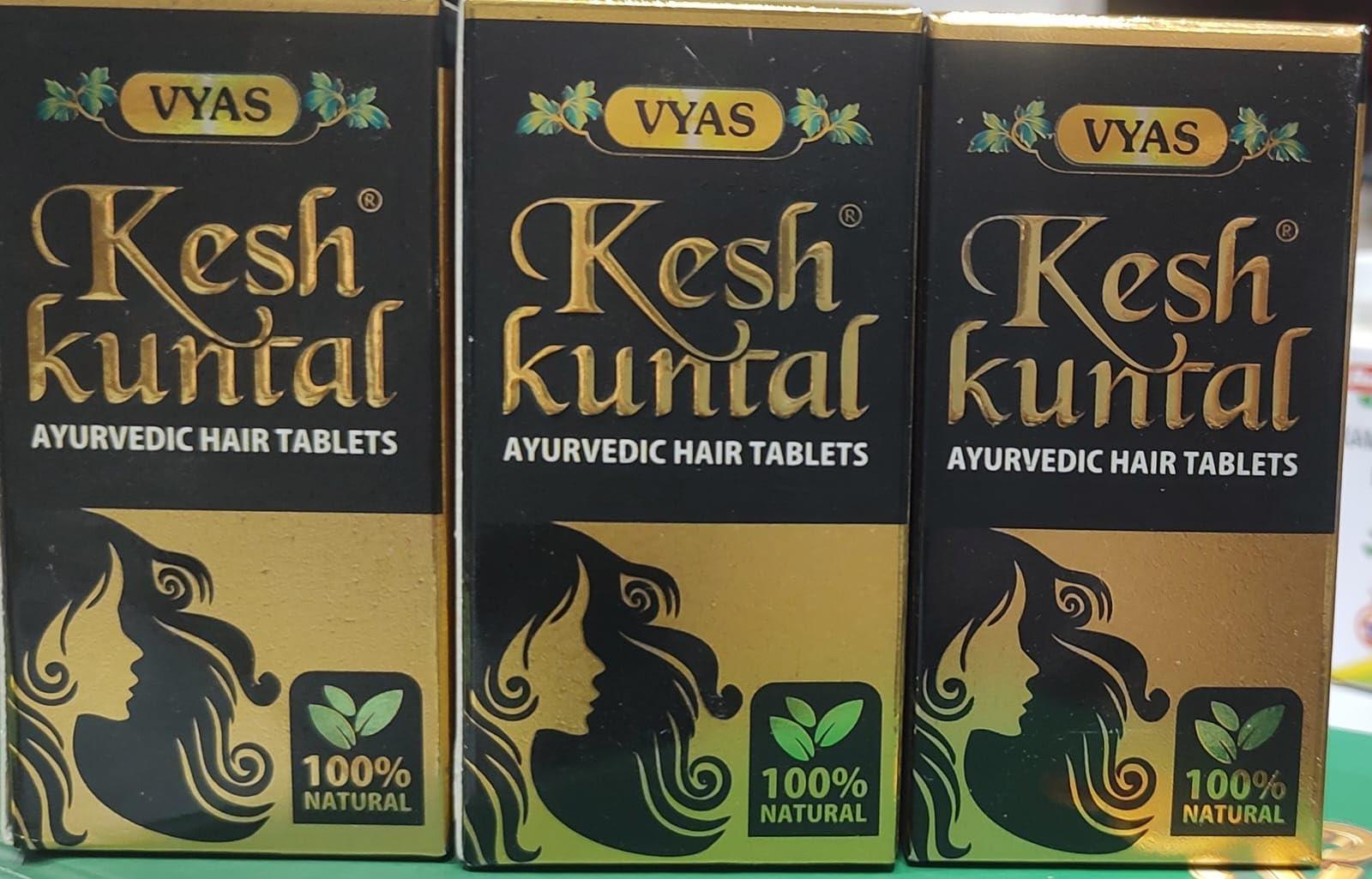 VYAS PHARMACEUTICALS Vyas Kesh kuntal, 100 Tablets (Pack of 3)
