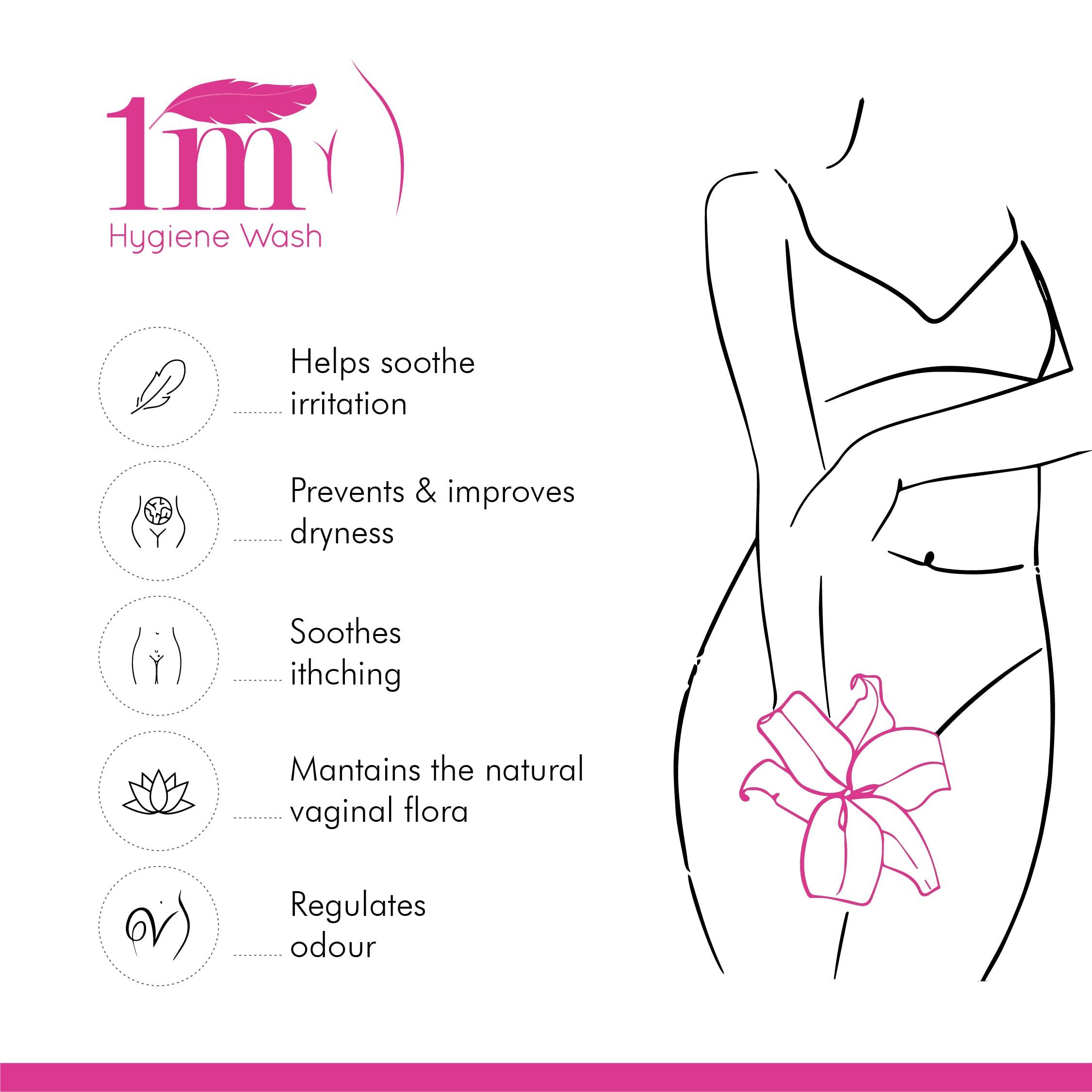 OZONE Ozone 1M Intimate Cream Wash - 100% Vegan Ph Balanced Hygiene 1M Intimate Wash With Tea Tree Oil & Sea Buckthorns - 100Ml | Paraben & Sulphate Free Intimate Wash - Pack Of 2