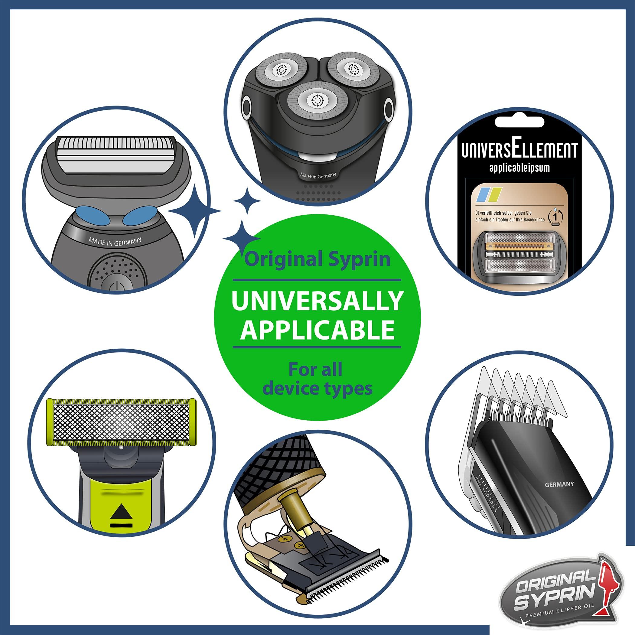 SYPRIN Original Syprin Shaving Head Oil for Hair Trimmers Hair Clipper Shaver Trimmer Hairdressing Supplies.