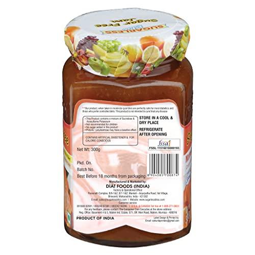 Sugarless Bliss Sugarless Bliss Sugar Free Orange Marmalade with Fibre, 300 Gram