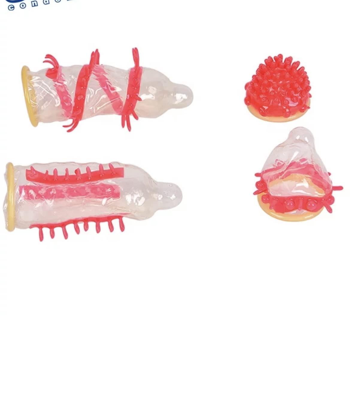 OSQUI OSQUI Climax Delay Extra Dotted Time Delay Climax Control Condoms For Men Pack Of 5 pcs