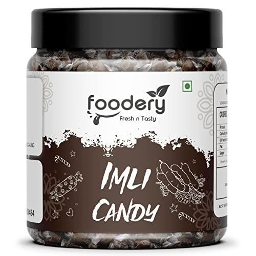 Foodery Foodery Imli Candy | 250 Grams Khatti Methi Imli Chulbuli Imli Brown Colour Tamarind Twist Candy Tamarind Candy [Jar Pack]