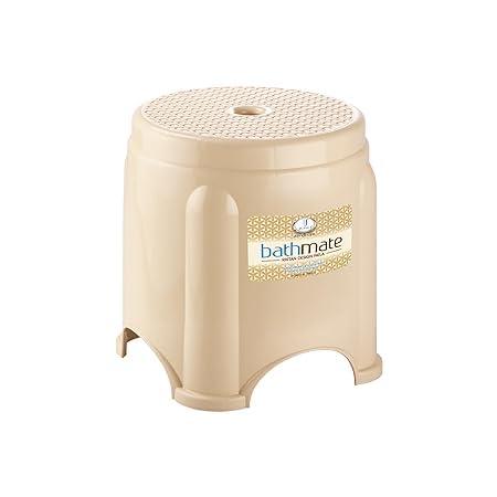 JAI SHREE HANDLOOM DEPARTMENTAL STORE JOYO Bath Mate Medium PATLA for Bathroom and Home USE (Cream)