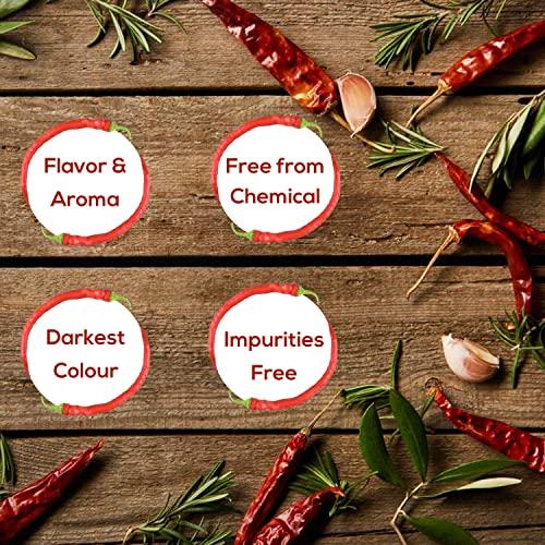 Sulsa MASALA Mathania Red Chilli Dry Whole Desi Premium / Sukha Lal Mirch (900 g)