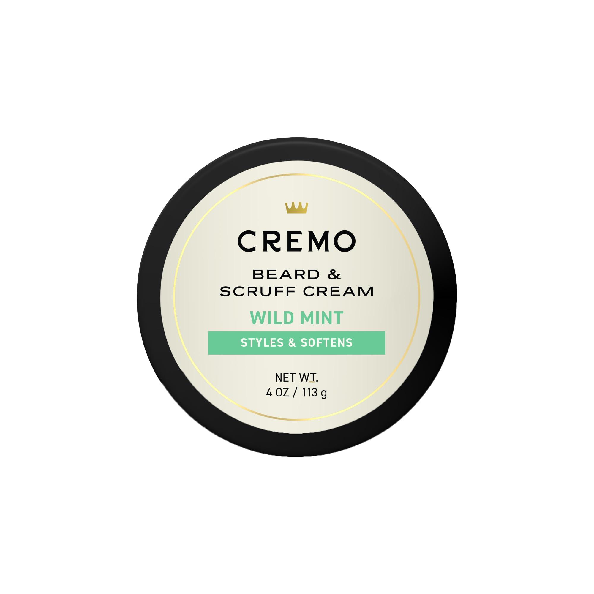 Cremo Cremo Beard & Scruff Cream, Astonishingly Superior, Best for all Lengths of Facial Hair, 4 oz Can