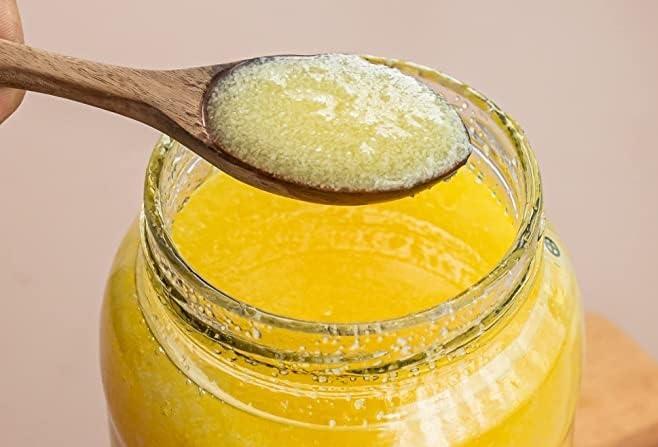 Organik Singh Organik Singh A2 Gir cow desi ghee - 500ml | Vedic Bilona Method | A2 Certified | Curd-Churned Desi Gir cow ghee | Grass-fed Gir Cows | Lab Tested | Packed in Glass Jar