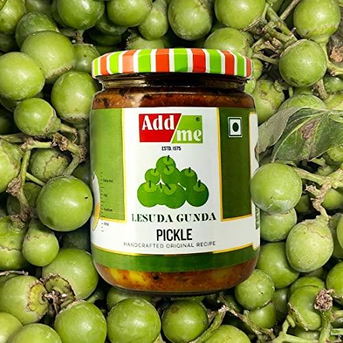 Add me Add me Rajasthani Homemade Lasode Gunda ka Achar 500gm Rajasthani lasoda Fruit Pickle Glass Pack