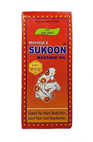 Mahida's Mahida's Sukoon Red Massage Oil, 200 ml (Pack Of 2), Multicolor