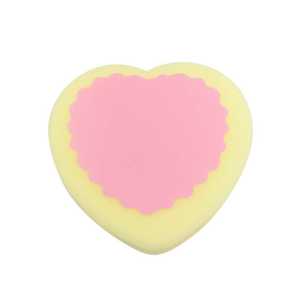 KKmoon-1 1Pcs Magic Painless Hair Removal Popular Depilation Sponge Pad Effective Remove Tool Heart Shape