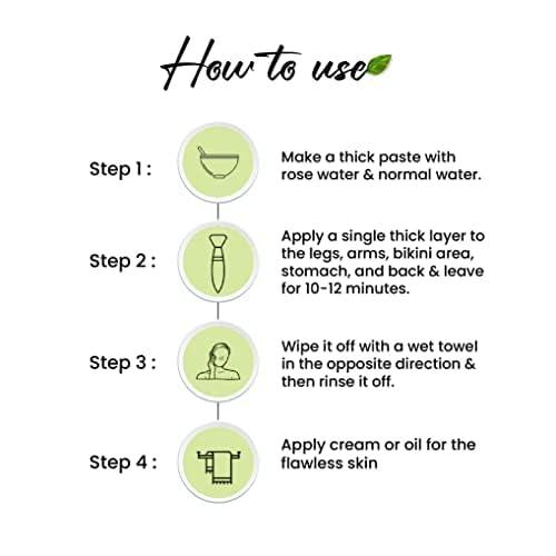 FAITH & PATIENCE FAITH & PATIENCE Hair Removal Powder For Men & Women, Faith and Patience Camel Milk Wax 10 Min Herbal Wax Pack of 3