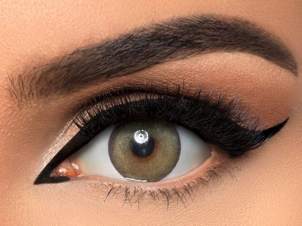 Dahab Soft Contact Lenses Dahab Soft Contact Lenses - Dahab Daily Collection (1 Pair Pack, Natural Green #34)