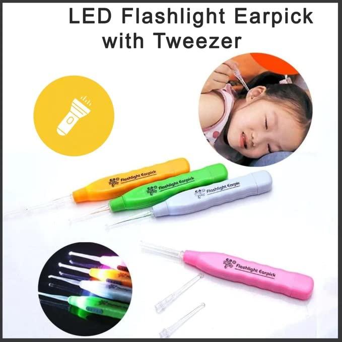 allhomeproductstore Highboy Ear cleaner wax remover with flash light, 2 pc