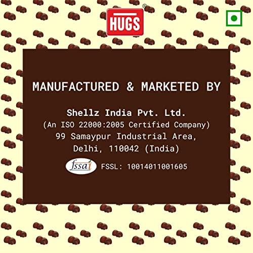 HUGS Hugs Ghana Twist Dark Chocolate | Chocolate Gift Box (36 pcs)